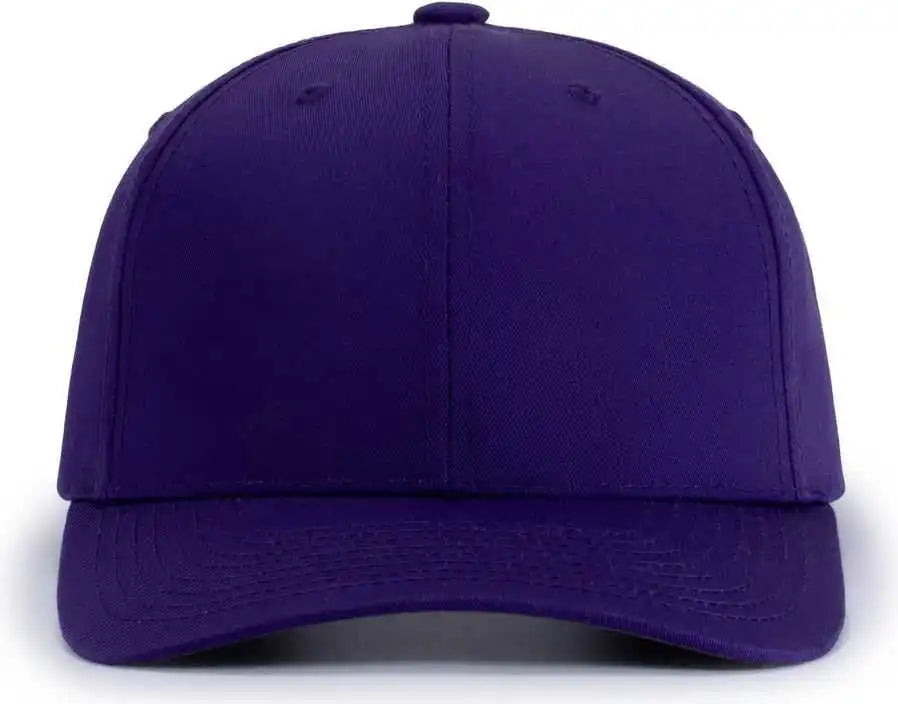 Pacific Headwear P322 Poly/cotton Snapback Cap - Purple - 6 1/2’’ - 7’’