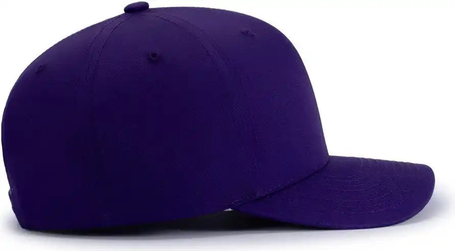 Pacific Headwear P322 Poly/cotton Snapback Cap - Purple