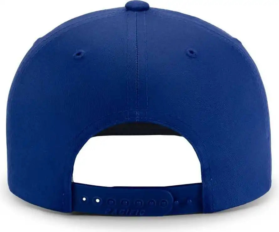 Pacific Headwear P322 Poly/cotton Snapback Cap Royal