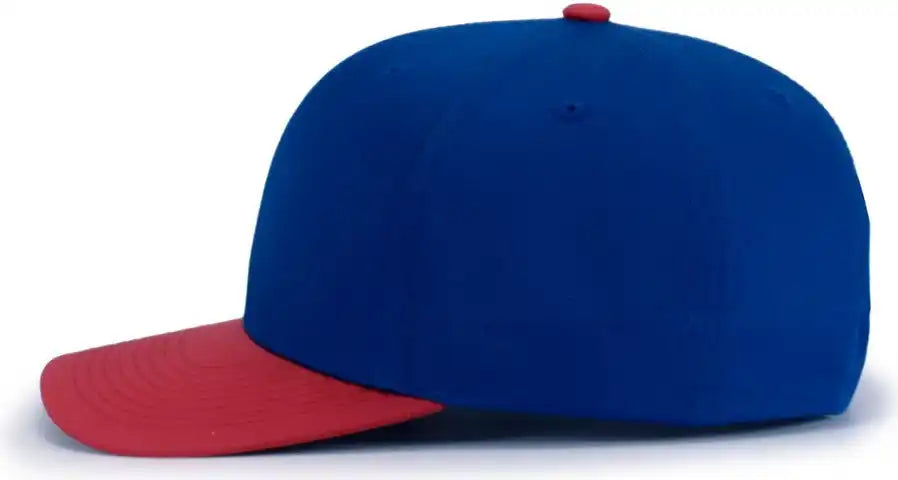 Pacific Headwear P322 Poly/cotton Snapback Cap Royal Red
