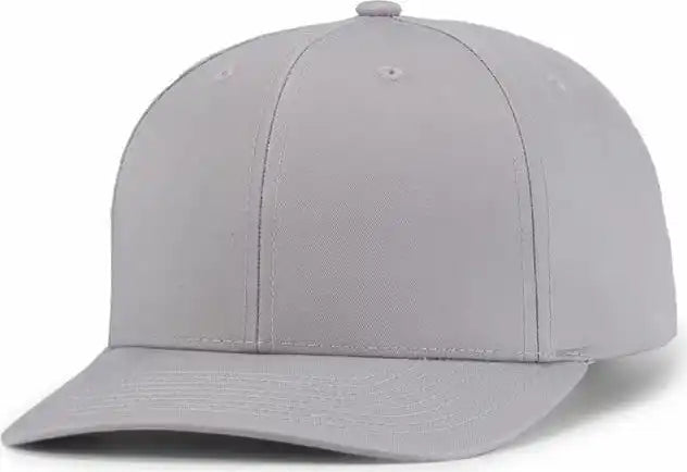 Pacific Headwear P322 Poly/cotton Snapback Cap - Silver - 6 1/2’’ - 7’’