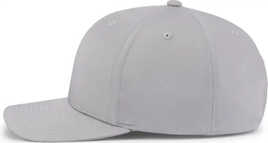 Pacific Headwear P322 Poly/cotton Snapback Cap Silver