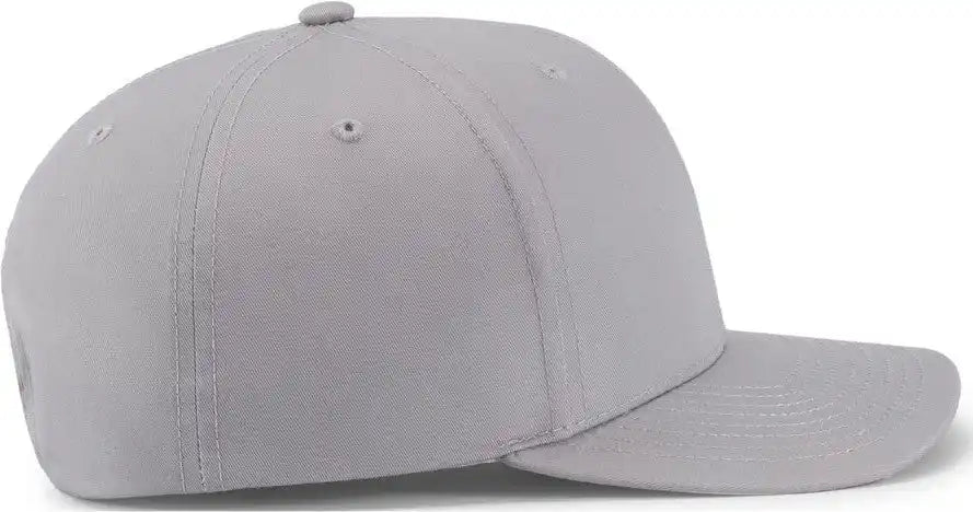 Pacific Headwear P322 Poly/cotton Snapback Cap Silver