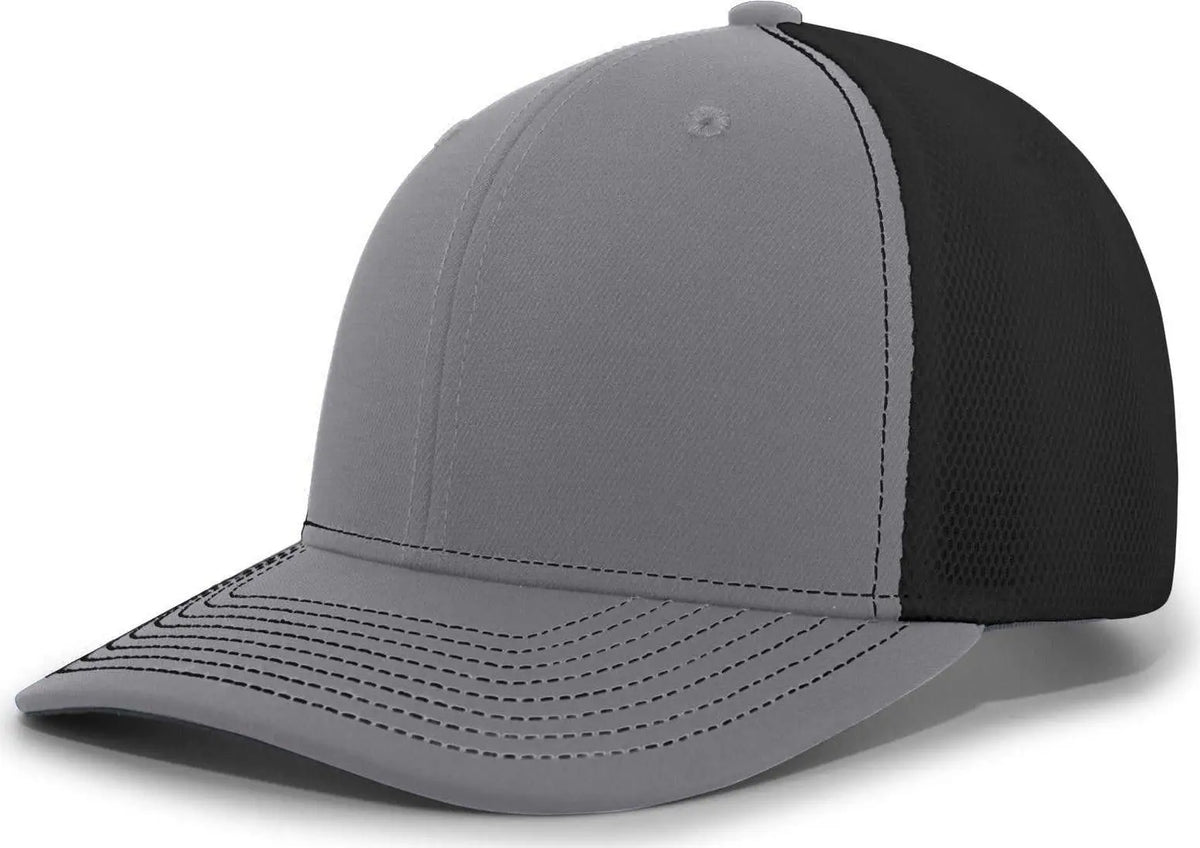 Pacific Headwear P365 Air Mesh Sideline Cap - Graphite Black
