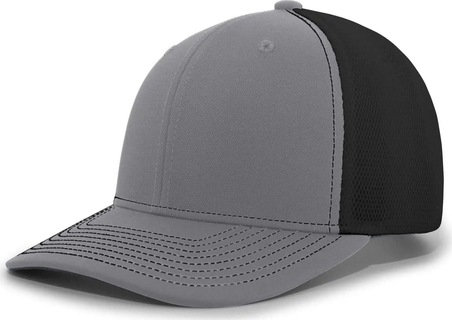 Pacific Headwear P365 Air Mesh Sideline Cap - Graphite Black