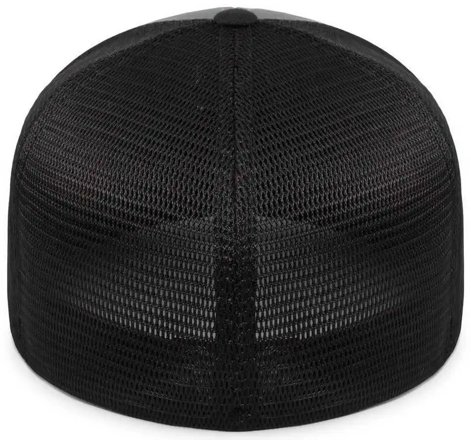 Pacific Headwear P401 Fusion Trucker Cap - Graphite Black