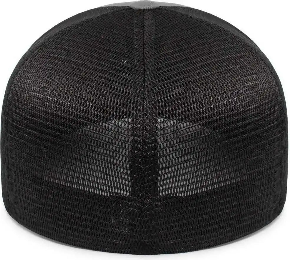 Pacific Headwear P401 Fusion Trucker Cap - Graphite Black