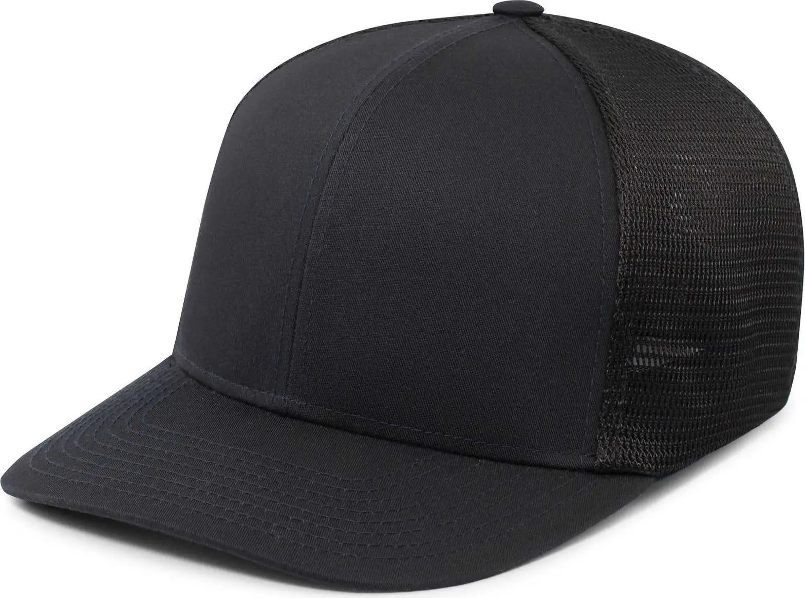 Pacific Headwear P401 Fusion Trucker Cap - Navy