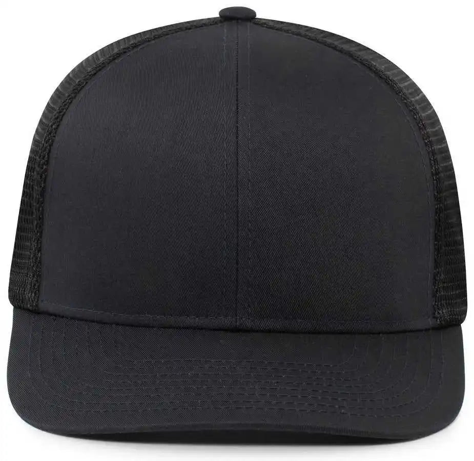 Pacific Headwear P401 Fusion Trucker Cap - Navy