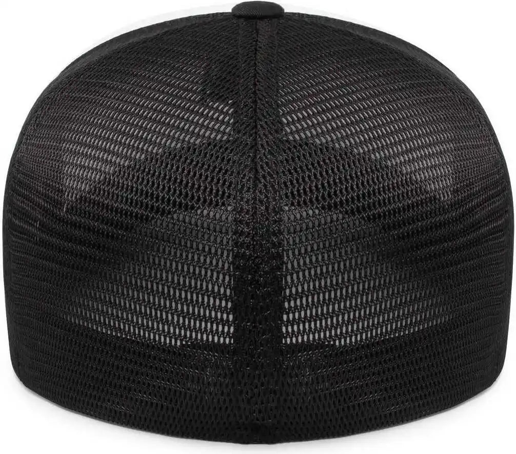 Pacific Headwear P401 Fusion Trucker Cap - White Black