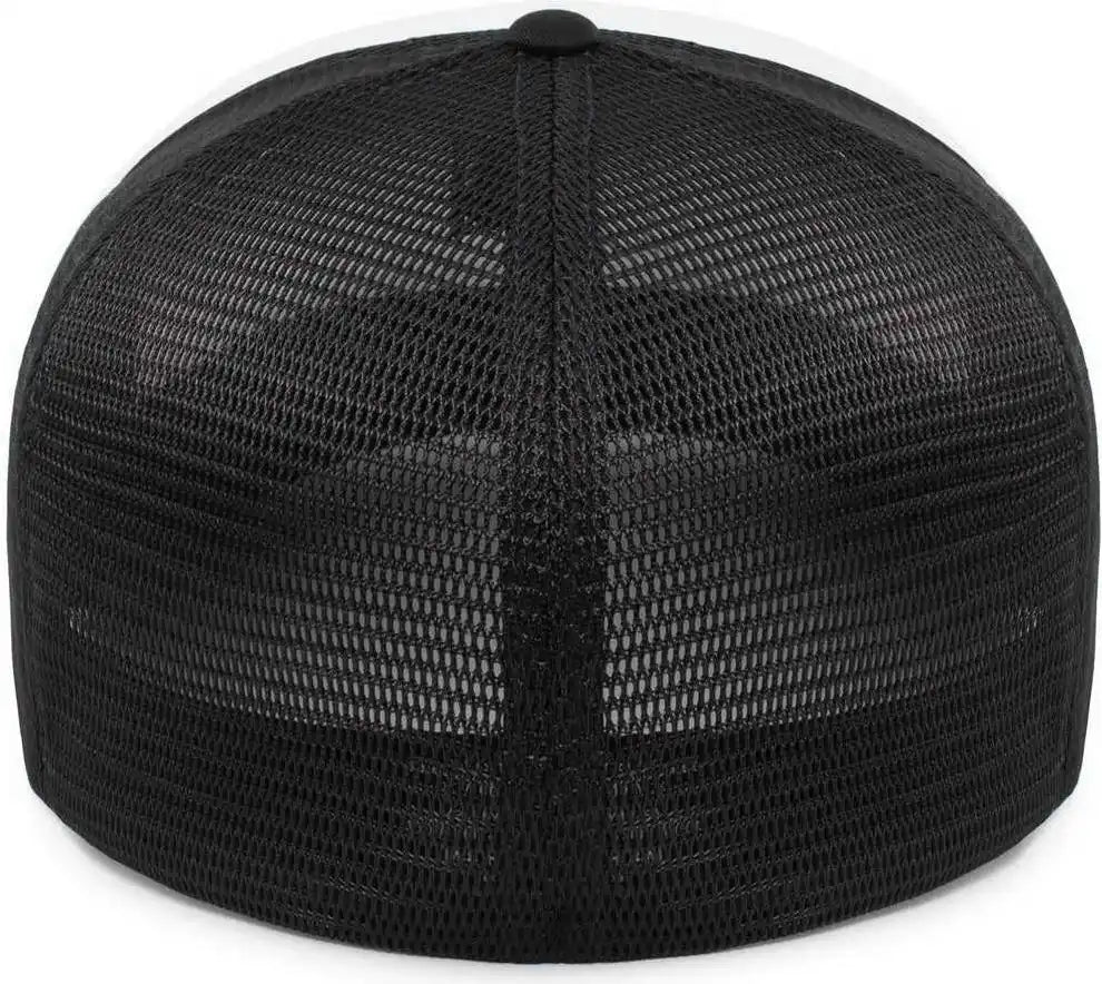 Pacific Headwear P401 Fusion Trucker Cap - White Navy