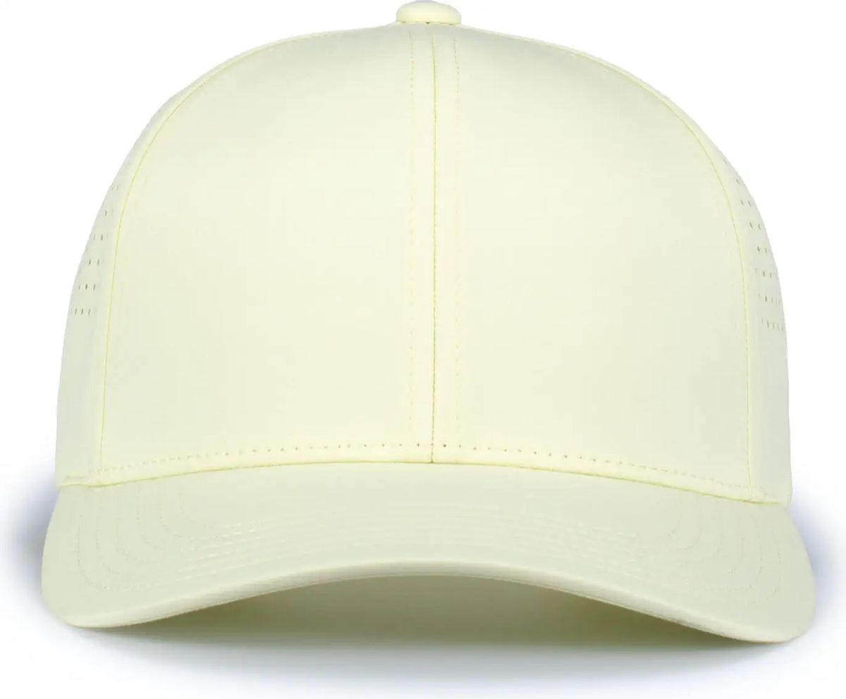Pacific Headwear P413 Lightweight Perforated Snapback Cap - Celestial Yellow - one Size Fits Most