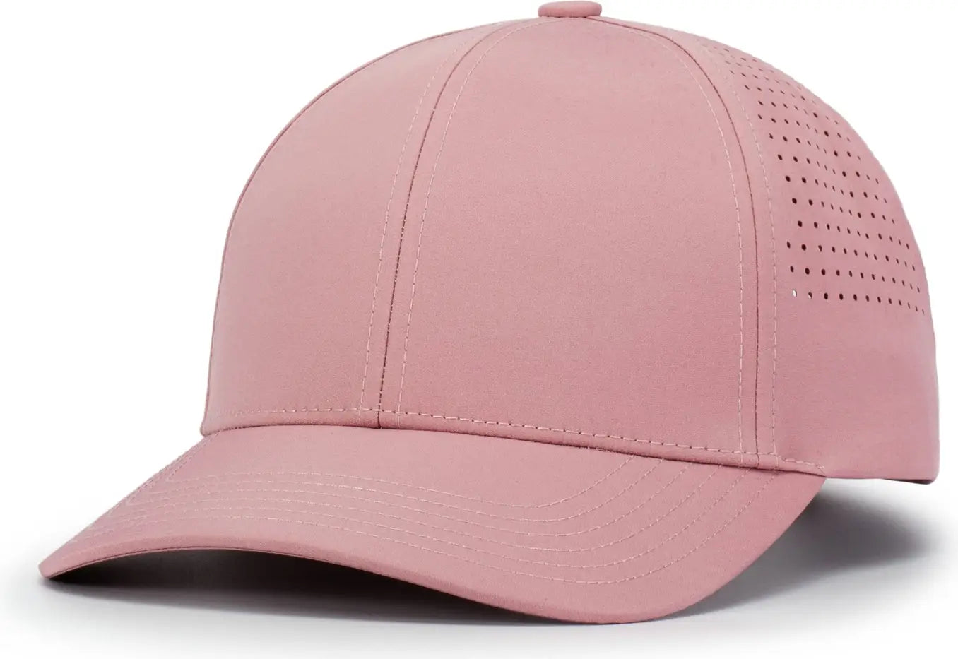 Pacific Headwear P413 Lightweight Perforated Snapback Cap - Dusty Maroonuve - one Size Fits Most