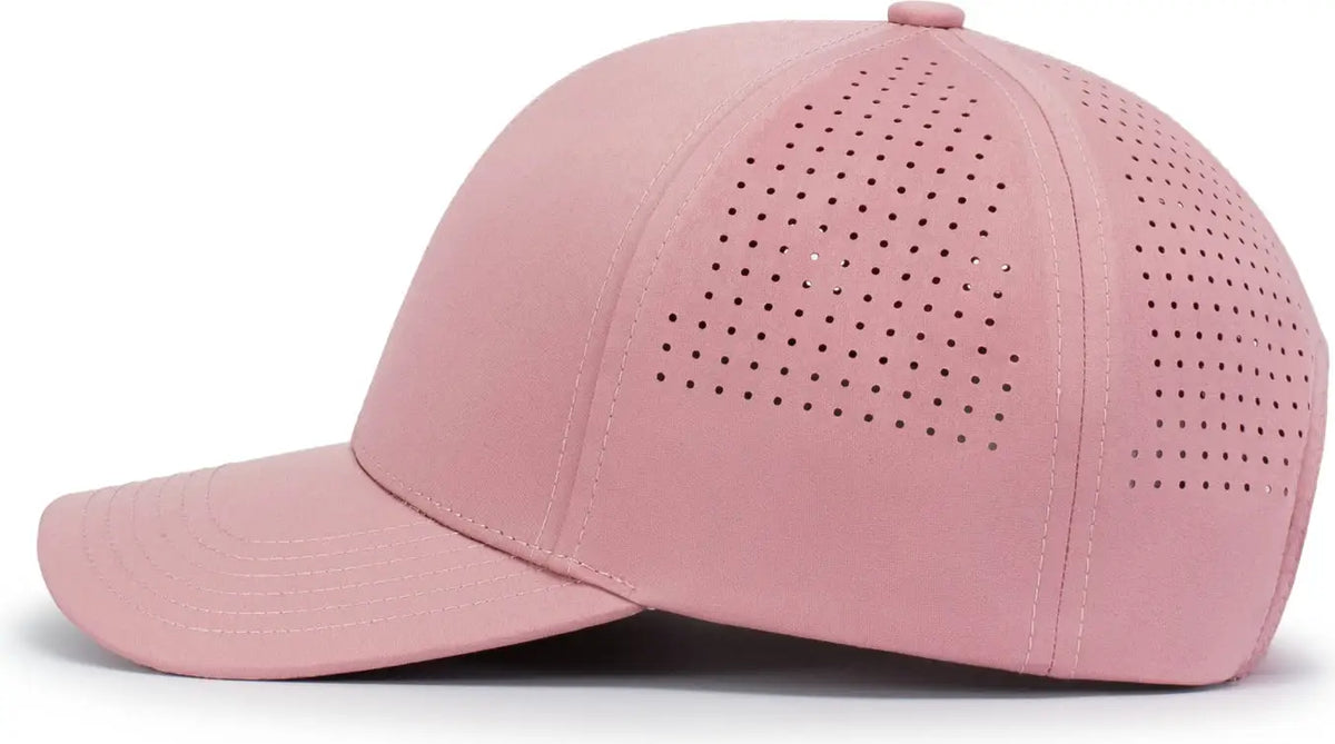 Pacific Headwear P413 Lightweight Perforated Snapback Cap - Dusty Maroonuve - one Size Fits Most
