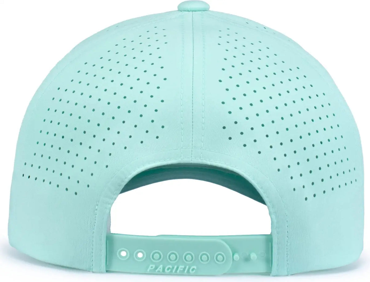 Pacific Headwear P413 Lightweight Perforated Snapback Cap - Jelly Mint - one Size Fits Most