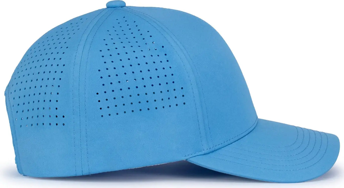 Pacific Headwear P413 Lightweight Perforated Snapback Cap - Tranquil Blue - one Size Fits Most