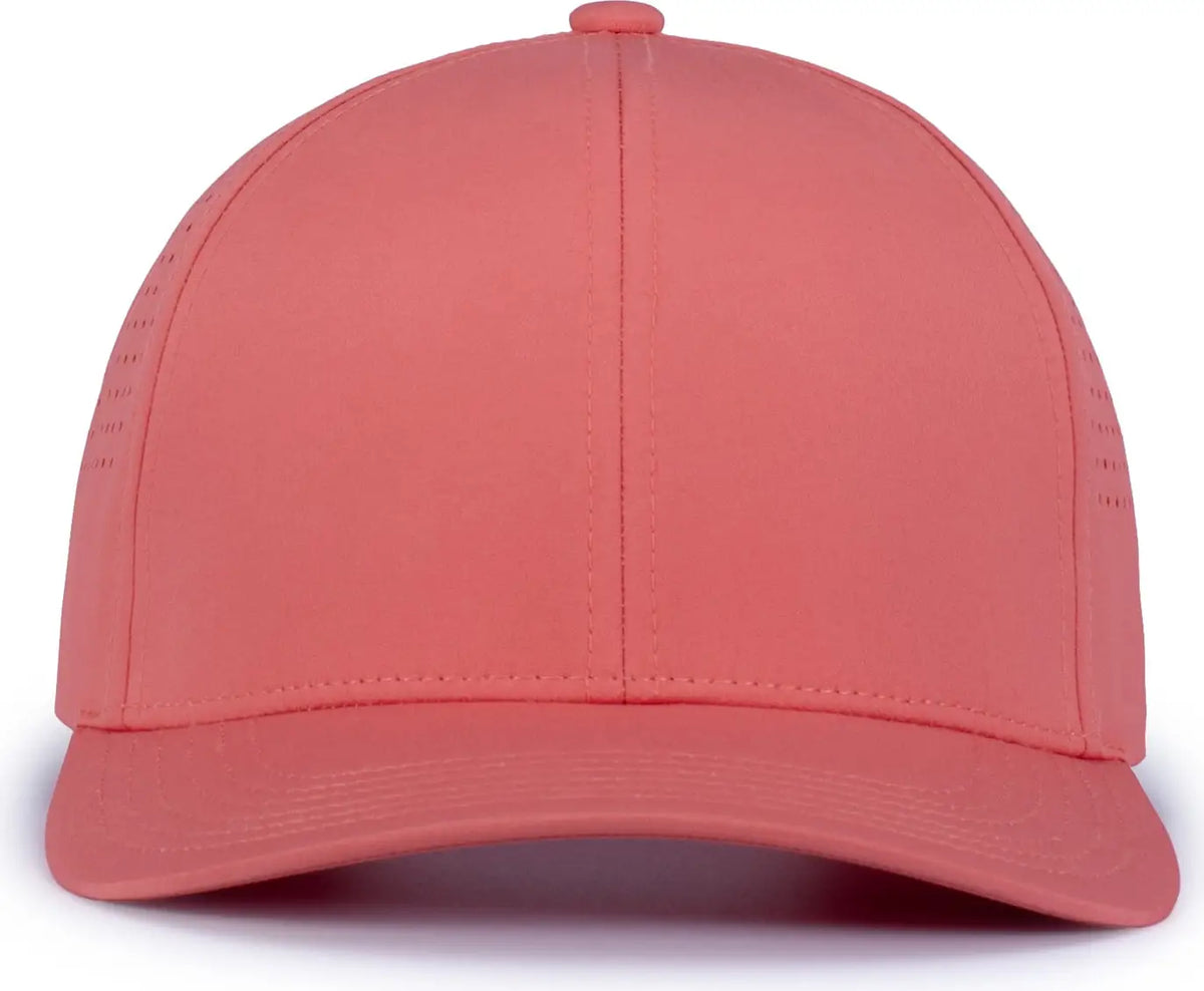Pacific Headwear P413 Lightweight Perforated Snapback Cap - Watermelon - one Size Fits Most