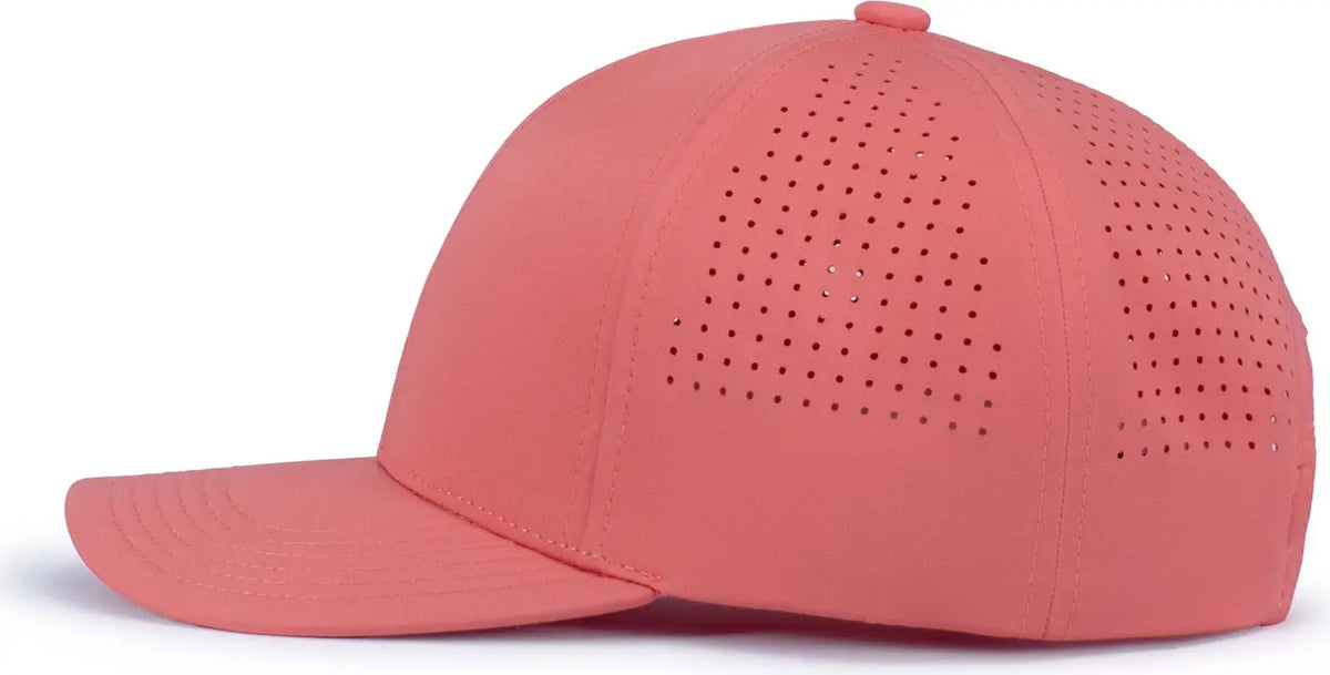 Pacific Headwear P413 Lightweight Perforated Snapback Cap - Watermelon - one Size Fits Most