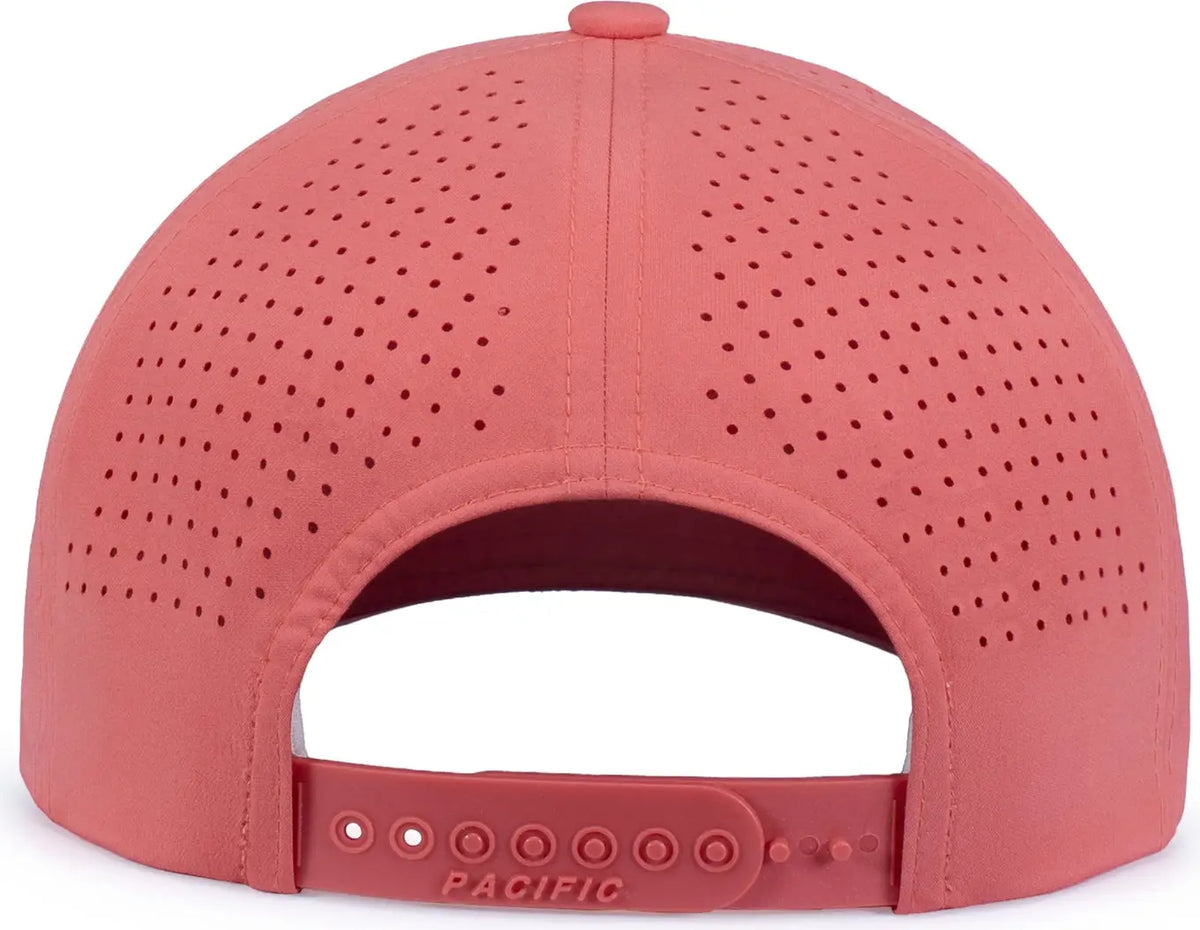 Pacific Headwear P413 Lightweight Perforated Snapback Cap - Watermelon - one Size Fits Most