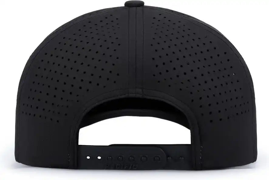 Pacific Headwear P413 Lightweight Perforated Snapback - Charcoal - 7’’ - 7 7/8’’