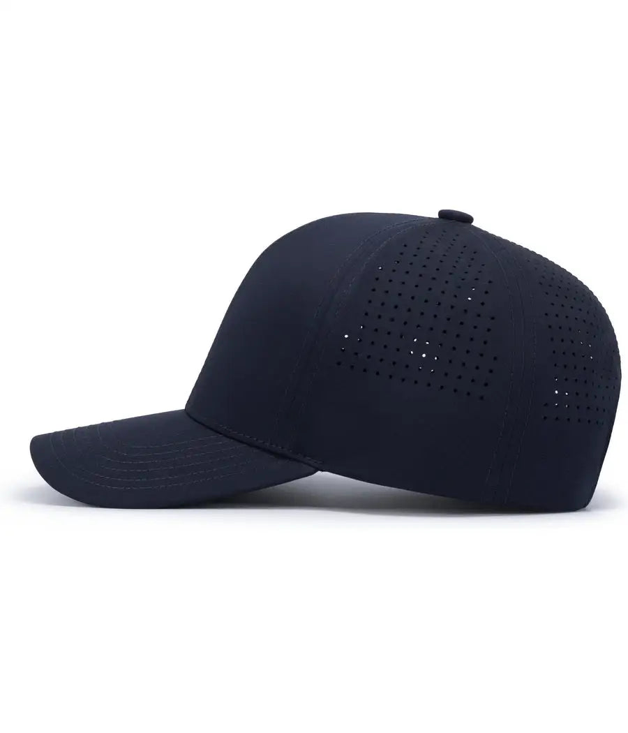 Pacific Headwear P413 Lightweight Perforated Snapback - Navy