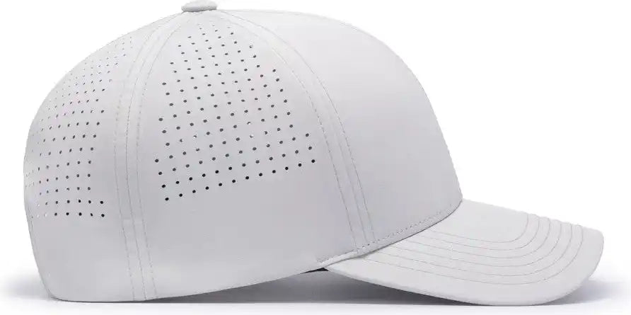 Pacific Headwear P413 Lightweight Perforated Snapback - Silver - 7’’ - 7 7/8’’