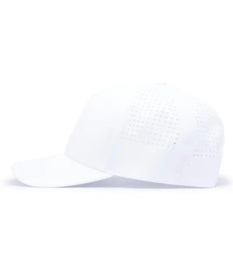 Pacific Headwear P413 Lightweight Perforated Snapback White / 7’’ 7 7/8’’