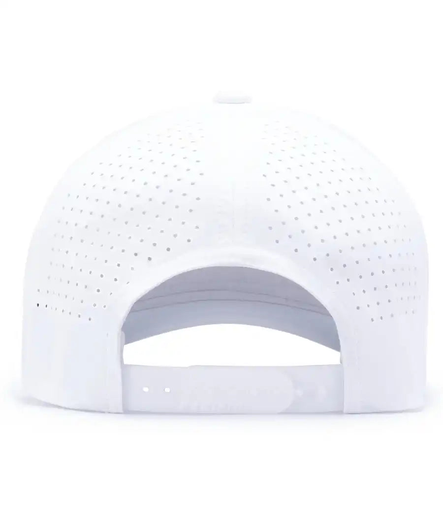 Pacific Headwear P413 Lightweight Perforated Snapback White / 7’’ 7 7/8’’