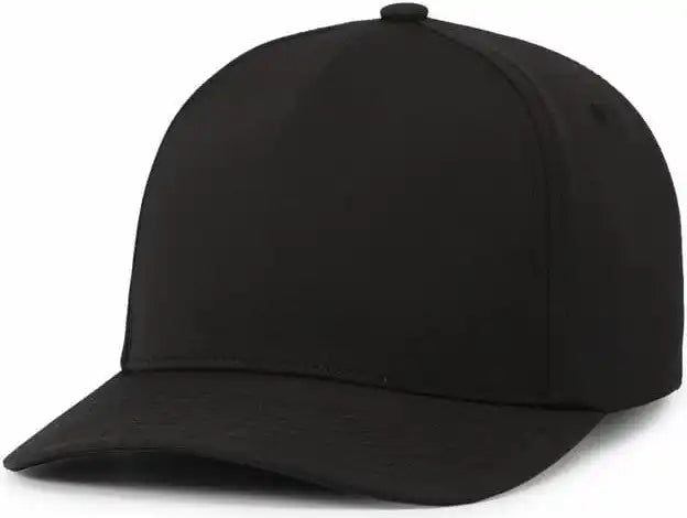 Pacific Headwear P421 Weekender Cap - Black - 7’’ - 7 7/8’’