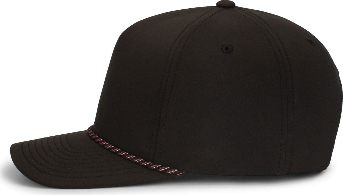 Pacific Headwear P421 Weekender Cap - Black Red - Os