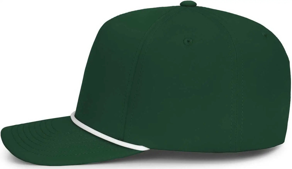 Pacific Headwear P421 Weekender Cap - Dark Green White - Forest / 7’’ 7 7/8’’