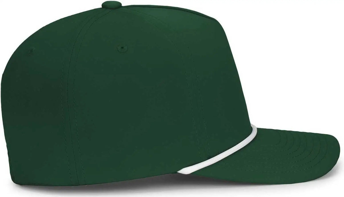 Pacific Headwear P421 Weekender Cap - Dark Green White - Forest / 7’’ 7 7/8’’
