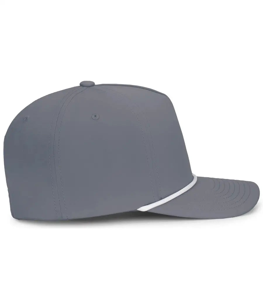 Pacific Headwear P421 Weekender Cap - Graphite White - Dark Gray / 7’’ 7 7/8’’