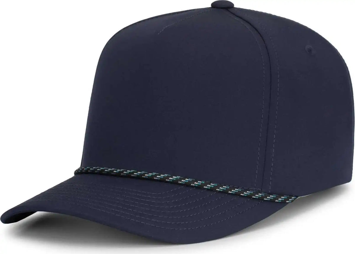 Pacific Headwear P421 Weekender Cap Navy Aqua B01f / 7’’ 7 7/8’’