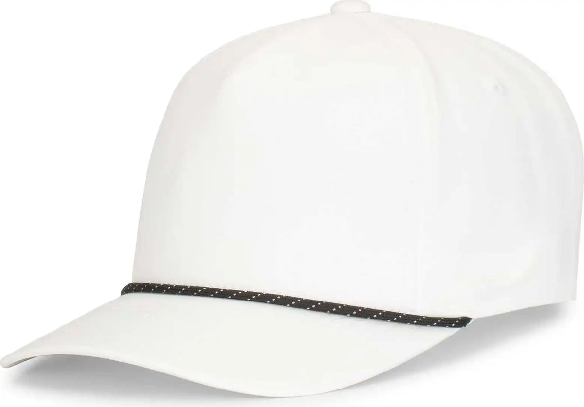 Pacific Headwear P421 Weekender Cap White Black / 7’’ 7 7/8’’