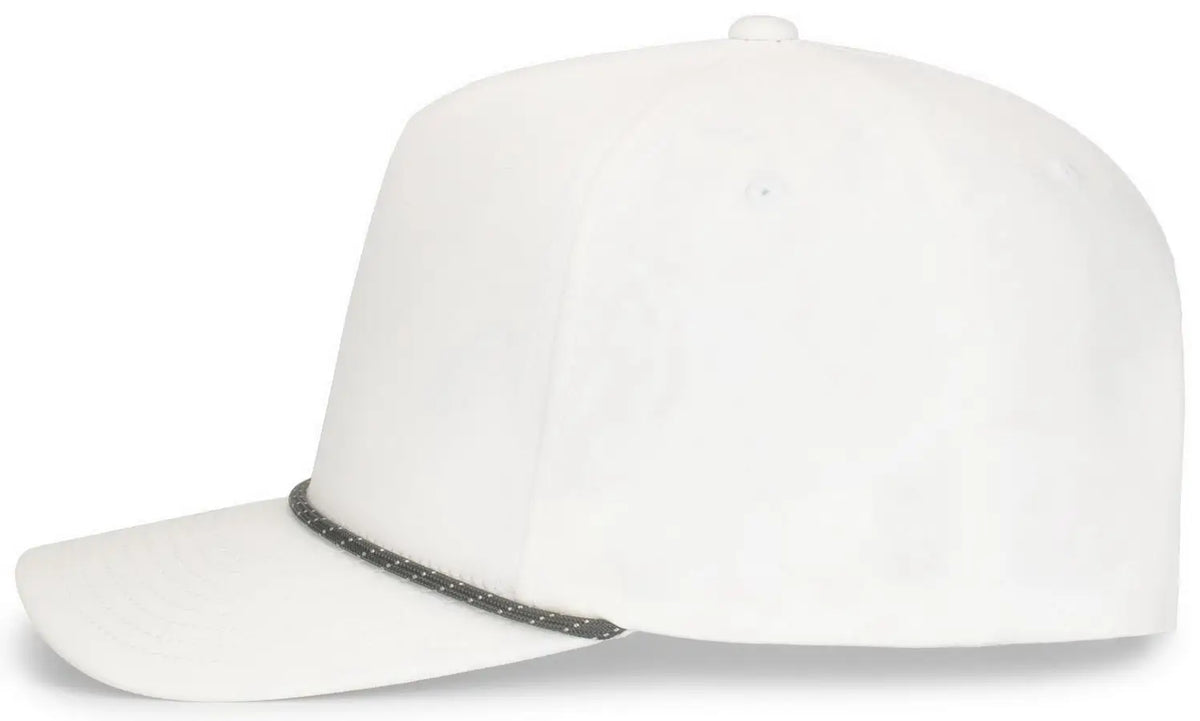 Pacific Headwear P421 Weekender Cap - White Graphite - Dark Gray / 7’’ 7 7/8’’