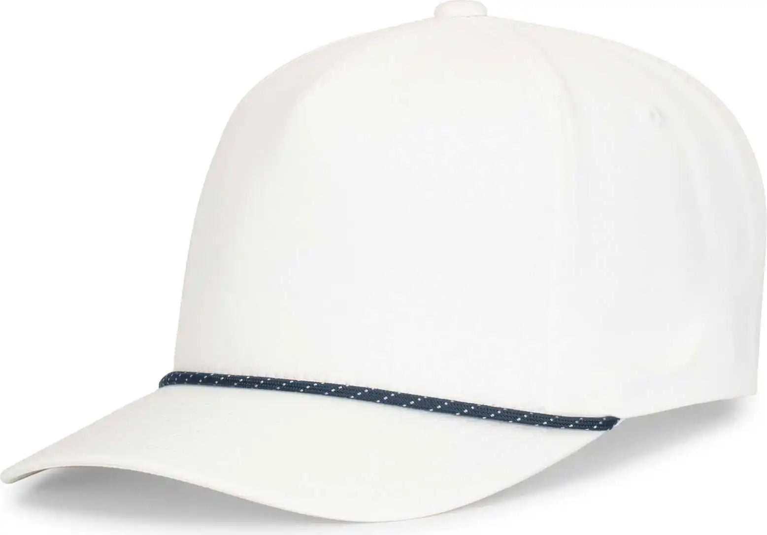 Pacific Headwear P421 Weekender Cap - White Navy - 7’’ 7 7/8’’