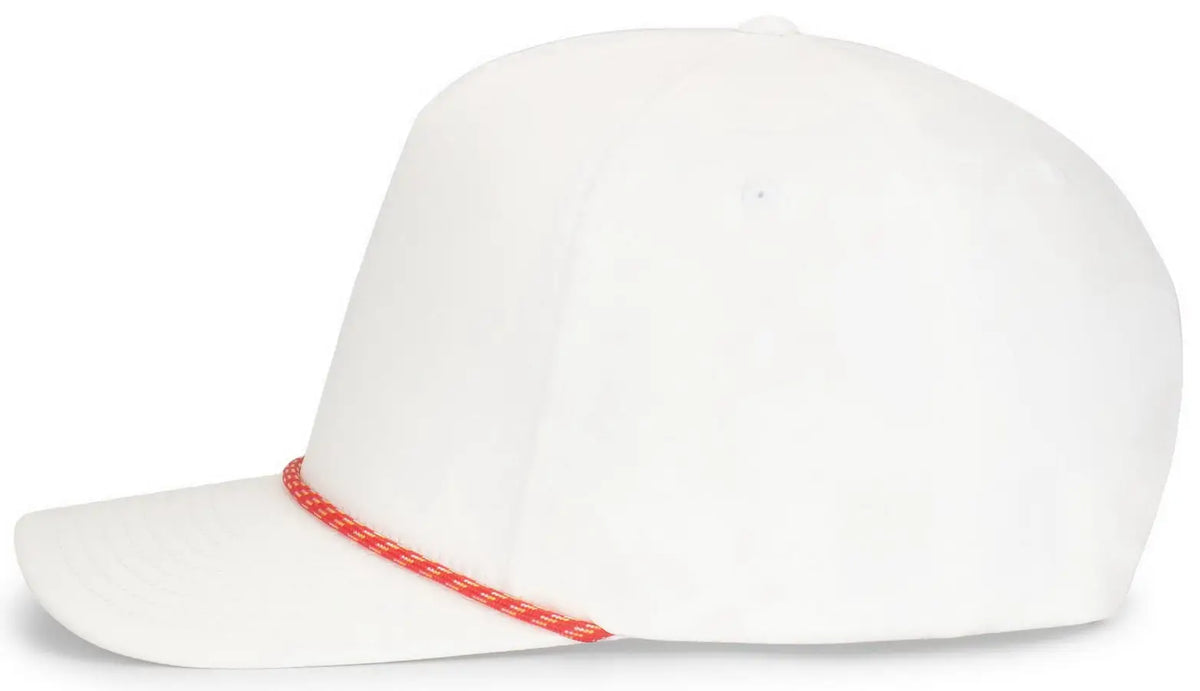 Pacific Headwear P421 Weekender Cap - White Red Gold B01n - 7’’ 7 7/8’’
