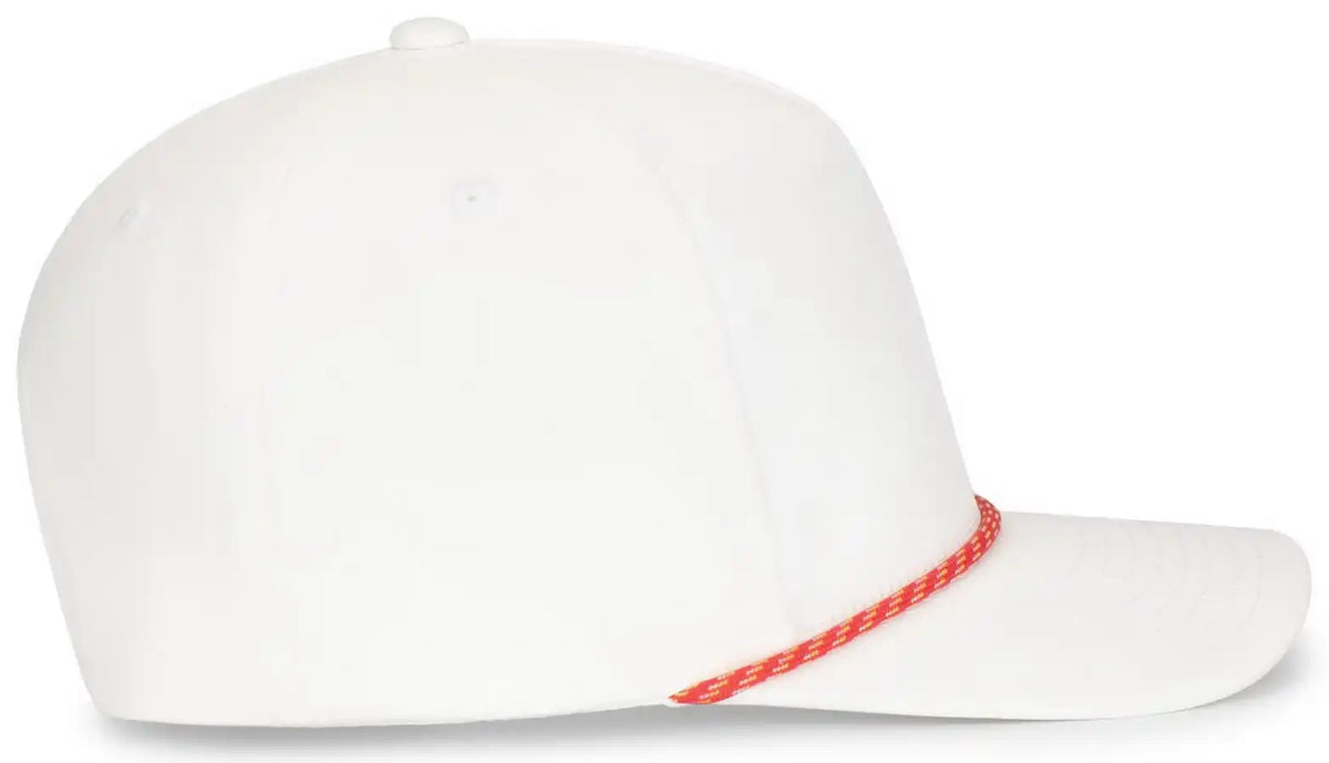 Pacific Headwear P421 Weekender Cap - White Red Gold B01n - 7’’ 7 7/8’’