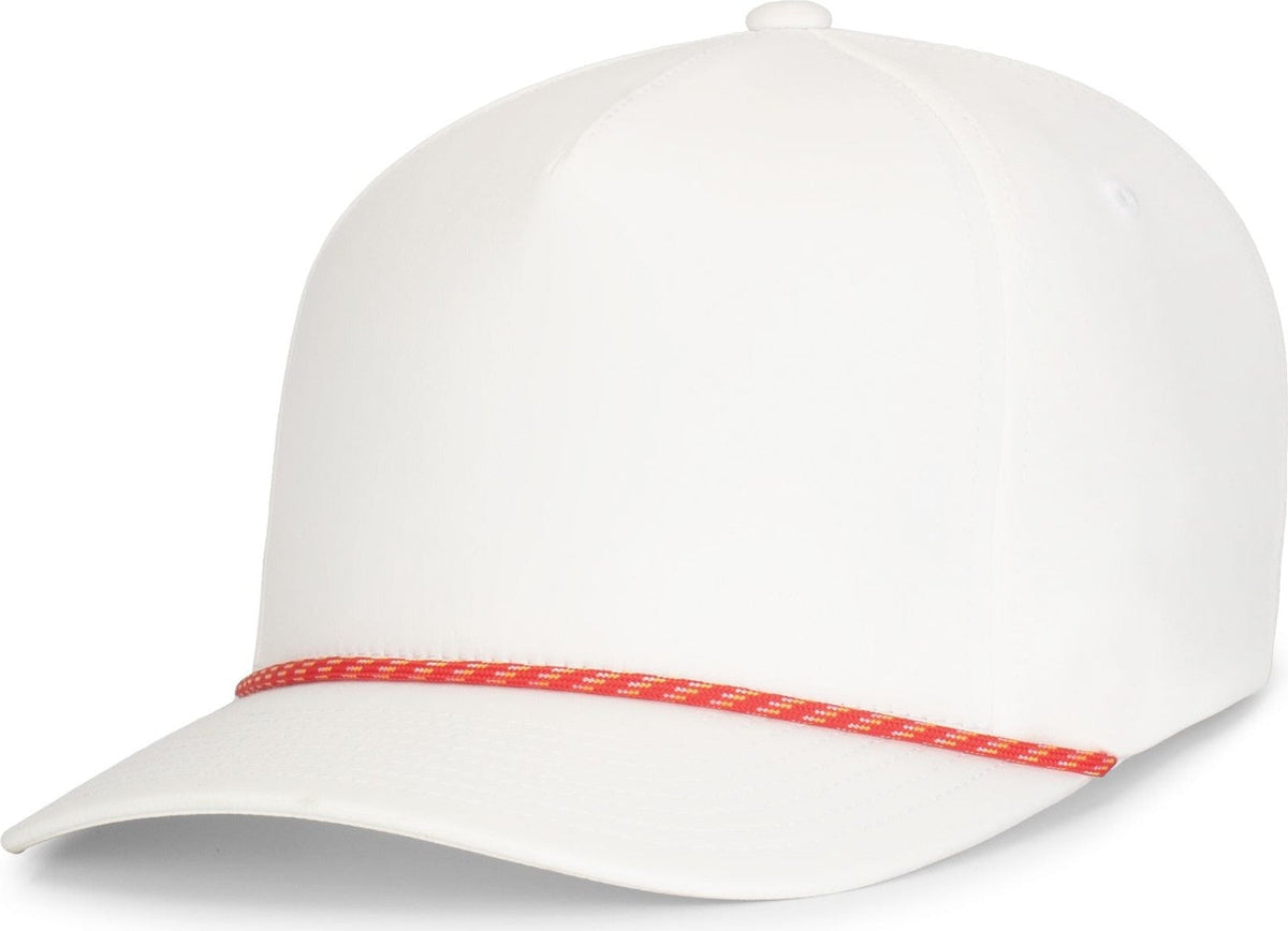 Pacific Headwear P421 Weekender Cap - White Red Gold B01n - Os