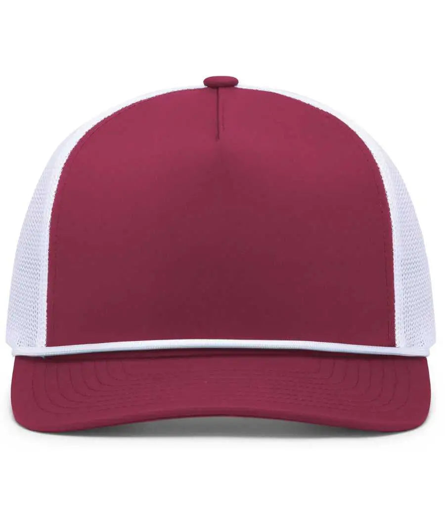 Pacific Headwear P423 Weekender Trucker Cap - Berry White