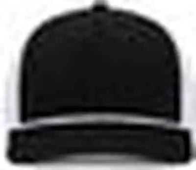 Pacific Headwear P423 Weekender Trucker Cap - Black White - 7’’ 7 7/8’’