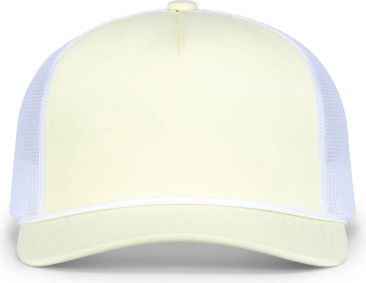 Pacific Headwear P423 Weekender Trucker Cap - Celestial Yellow White - one Size Fits Most