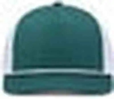 Pacific Headwear P423 Weekender Trucker Cap - Dark Teal White - 7’’ 7 7/8’’