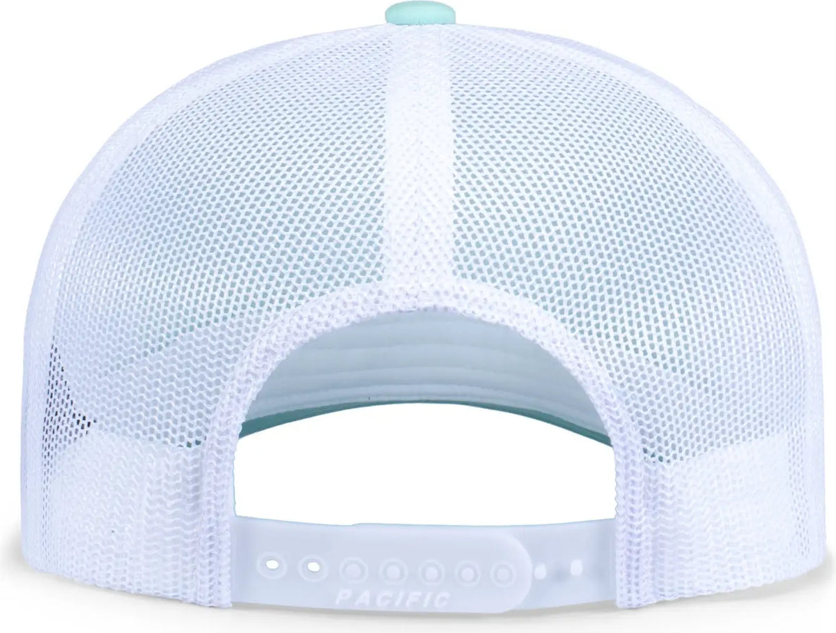 Pacific Headwear P423 Weekender Trucker Cap - Jelly Mint White - one Size Fits Most