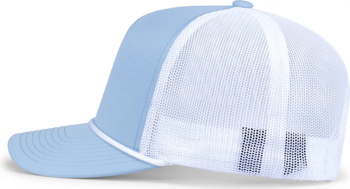 Pacific Headwear P423 Weekender Trucker Cap - Powder Blue White - one Size Fits Most