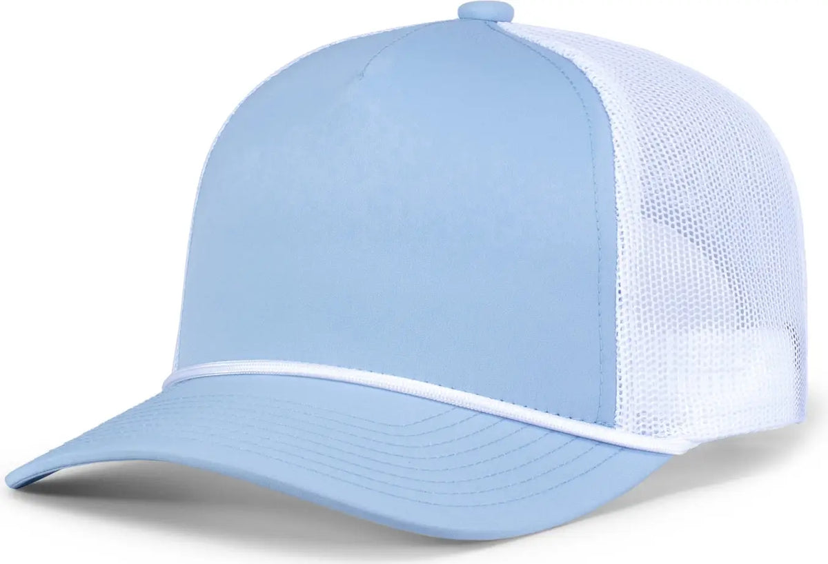 Pacific Headwear P423 Weekender Trucker Cap - Powder Blue White - one Size Fits Most