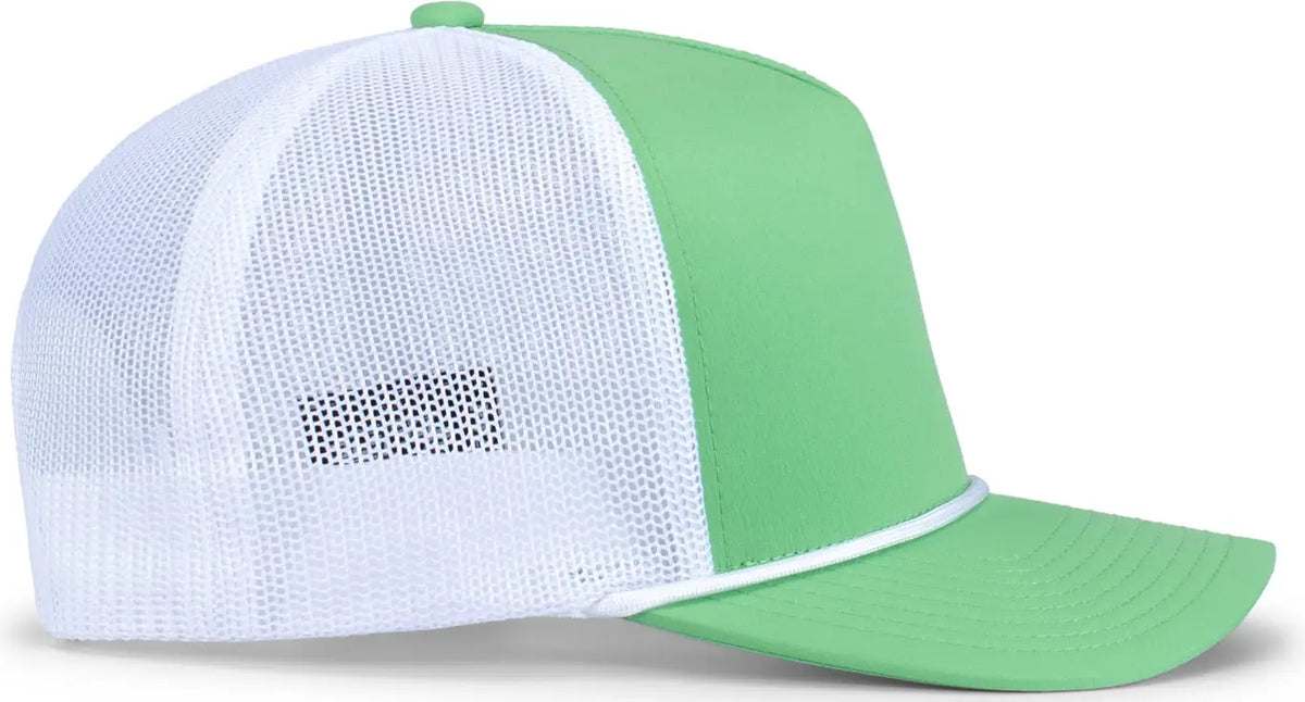 Pacific Headwear P423 Weekender Trucker Cap - Retro Green White - one Size Fits Most
