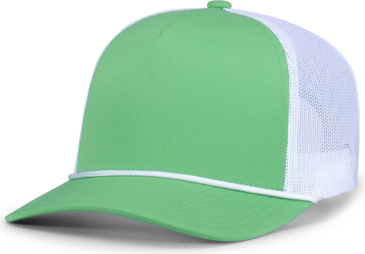 Pacific Headwear P423 Weekender Trucker Cap - Retro Green White - one Size Fits Most