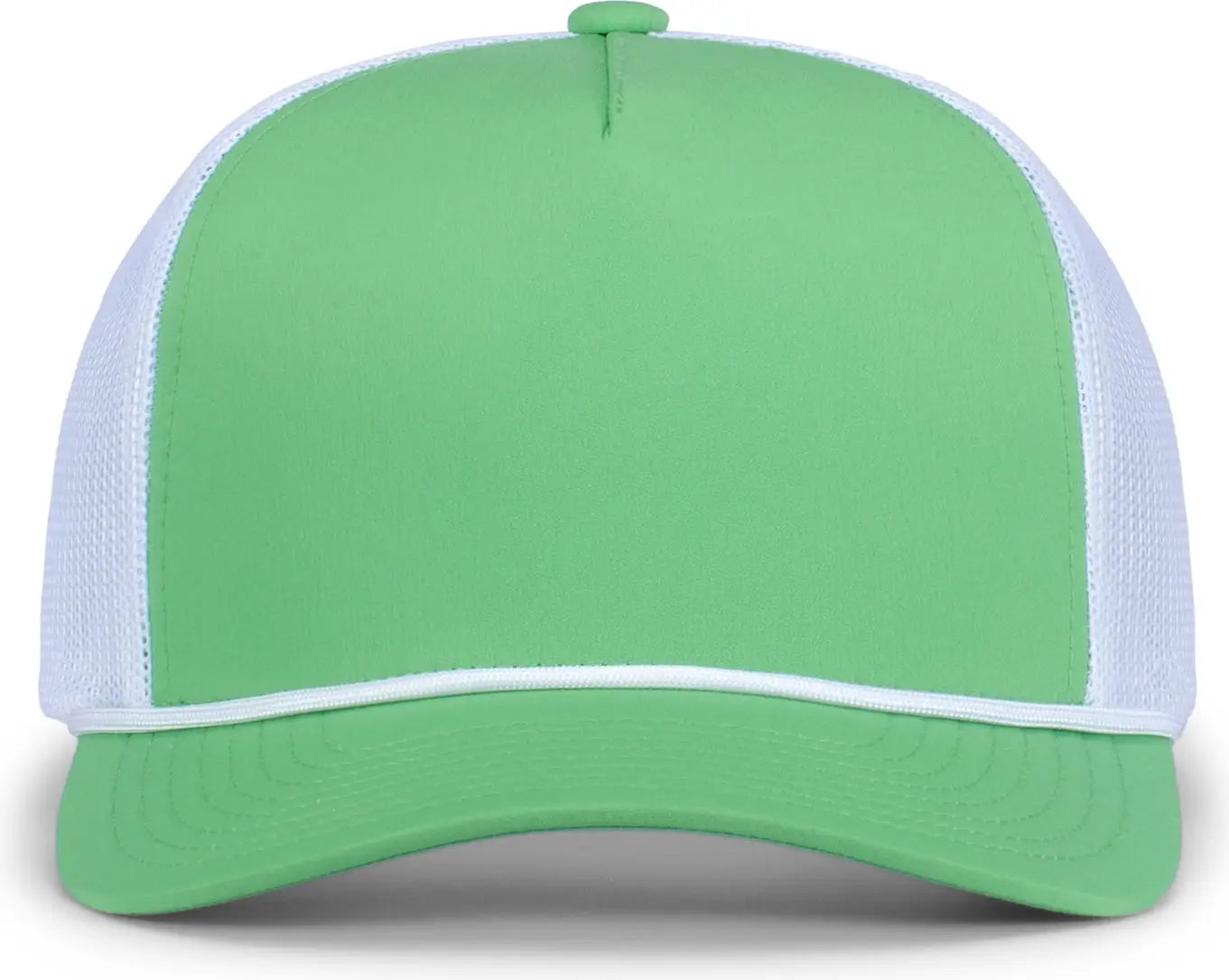 Pacific Headwear P423 Weekender Trucker Cap - Retro Green White